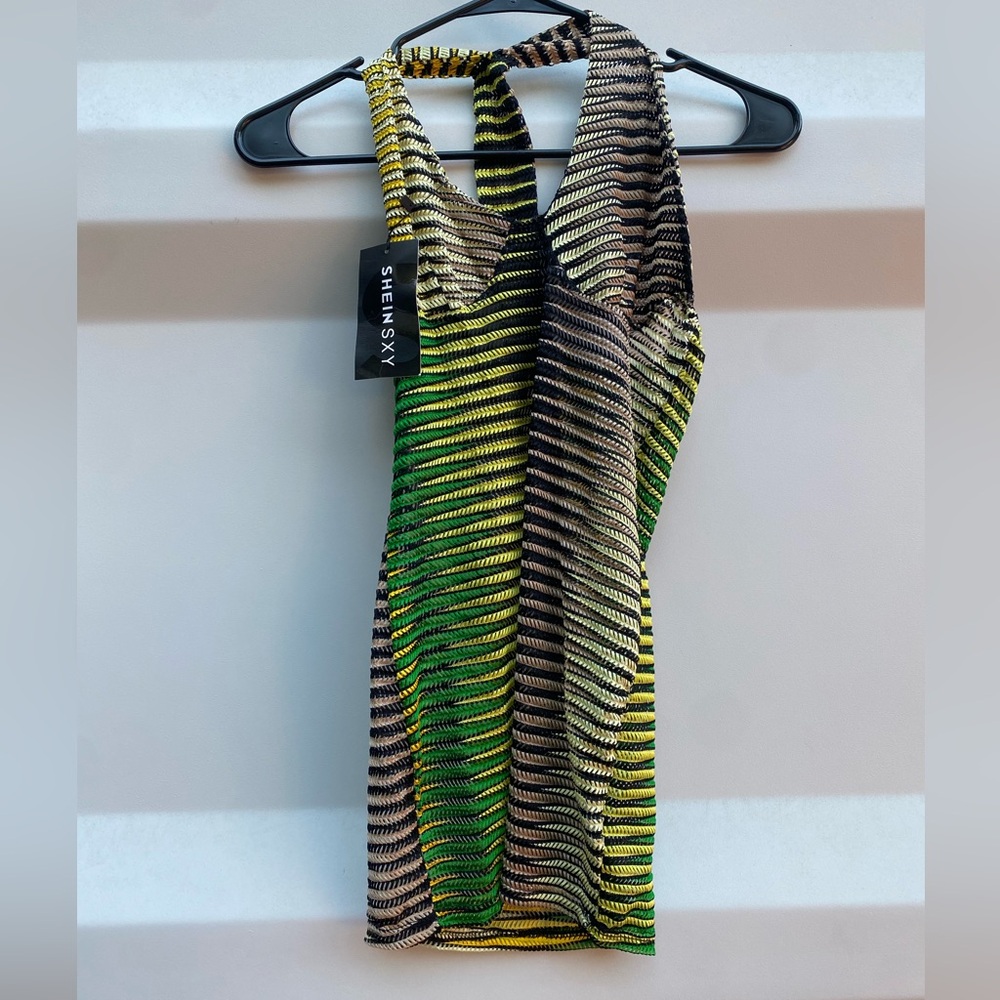SHEIN SEXY mesh top / mini dress